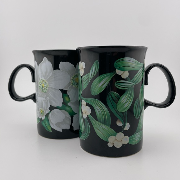 Yuletide Mugs Pattern Designs by Caroline Bessey by Dunoon Stoneware Set of Four - Picture 4 of 15